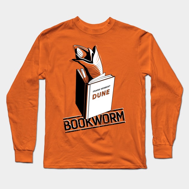 Bookworm Long Sleeve T-Shirt by goldengallery